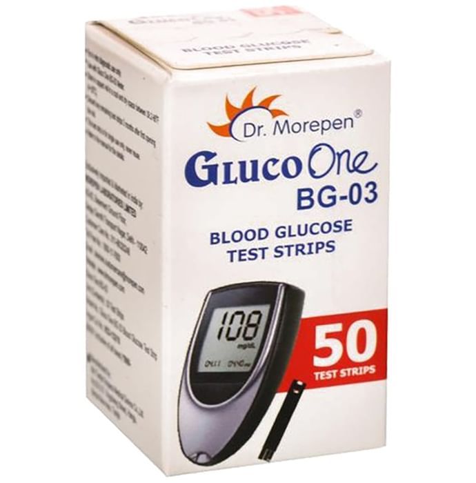 Dr Morepen Gluco One BG 03 Blood Glucose Test Strip