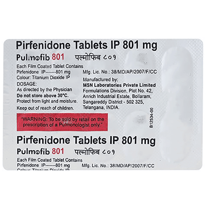 Pulmofib 801mg Tablet