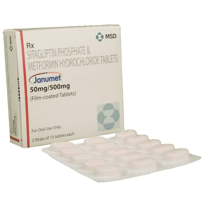 Janumet 50mg/500mg Tablet